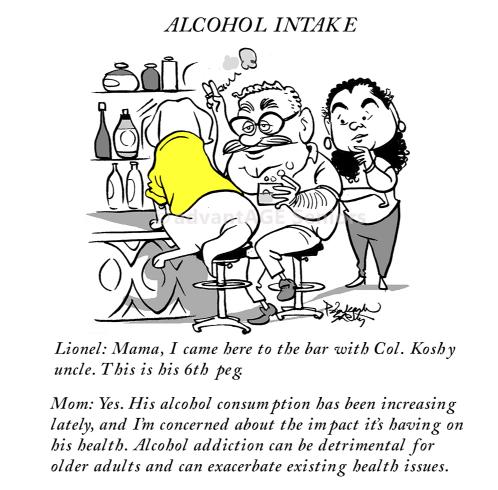 Elder_care_illustrartions_Alcohol_Intake_advantAGE_seniors