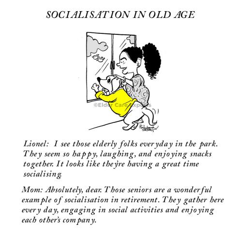 Elder_care_illustrartions_Socialisation_in_Old_Age_advantAGE_seniors